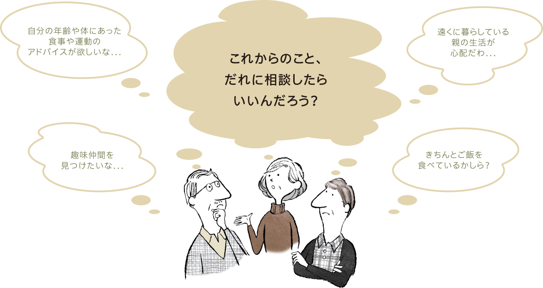 これからのこと、だれに相談したらいいんだろう？