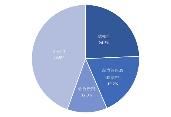 要介護状態になる主な要因